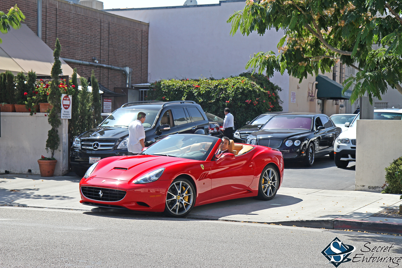 Luxury Cars On Rodeo Drive In Beverly Hills Los Angeles California